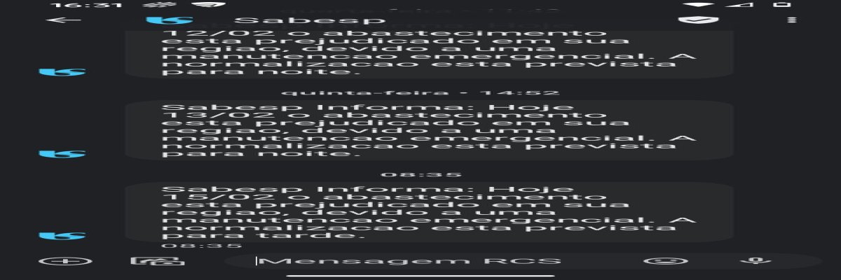 Sabesp falta de água,Hortolândia Jardim nossa senhora de Fátima